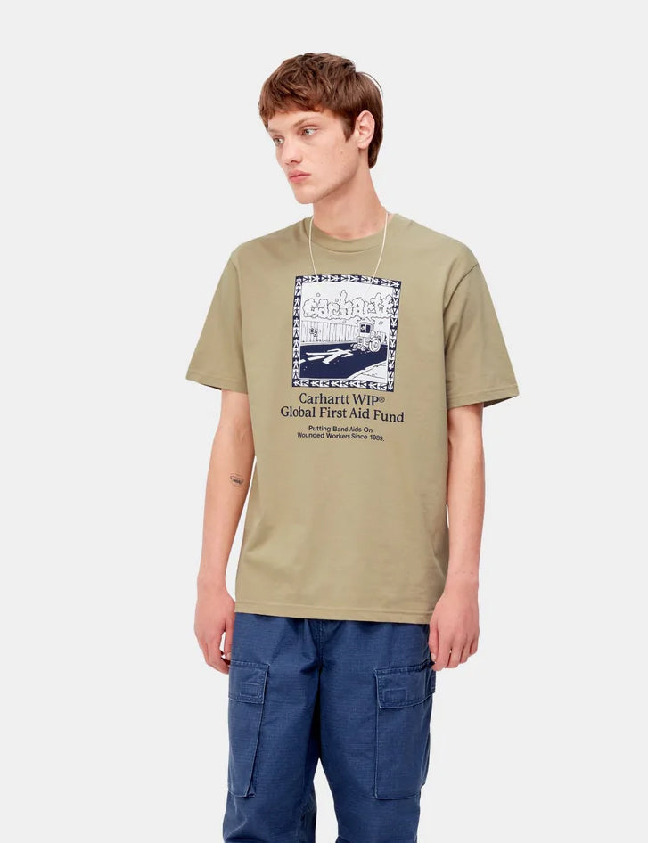 T-shirt Rouleau compresseur - Blanc