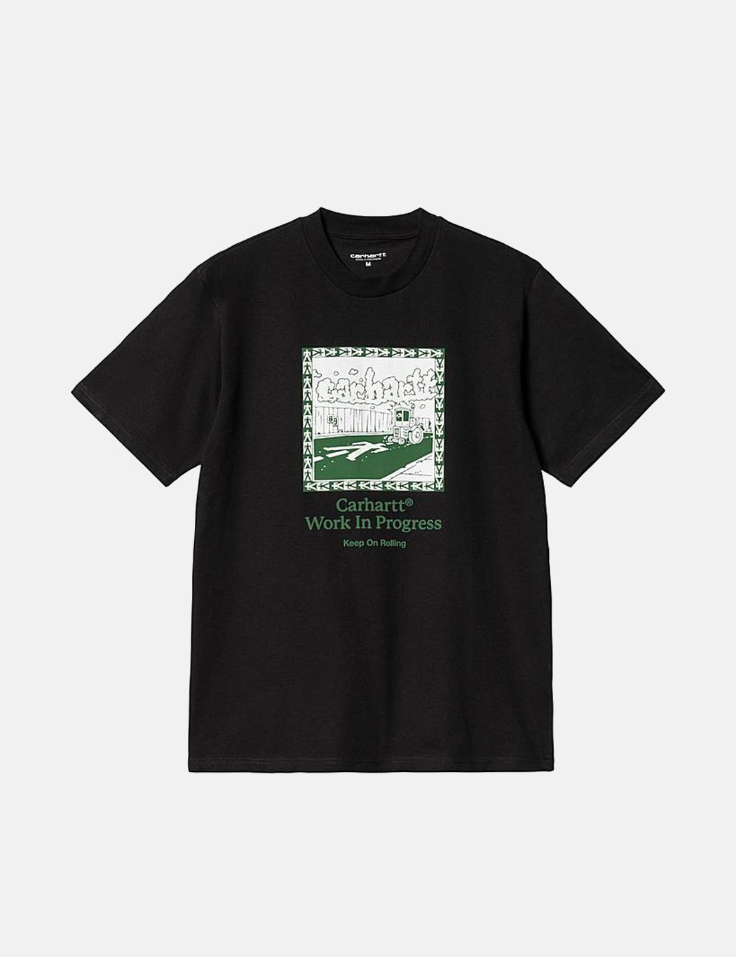 T-shirt Rouleau compresseur - Blanc