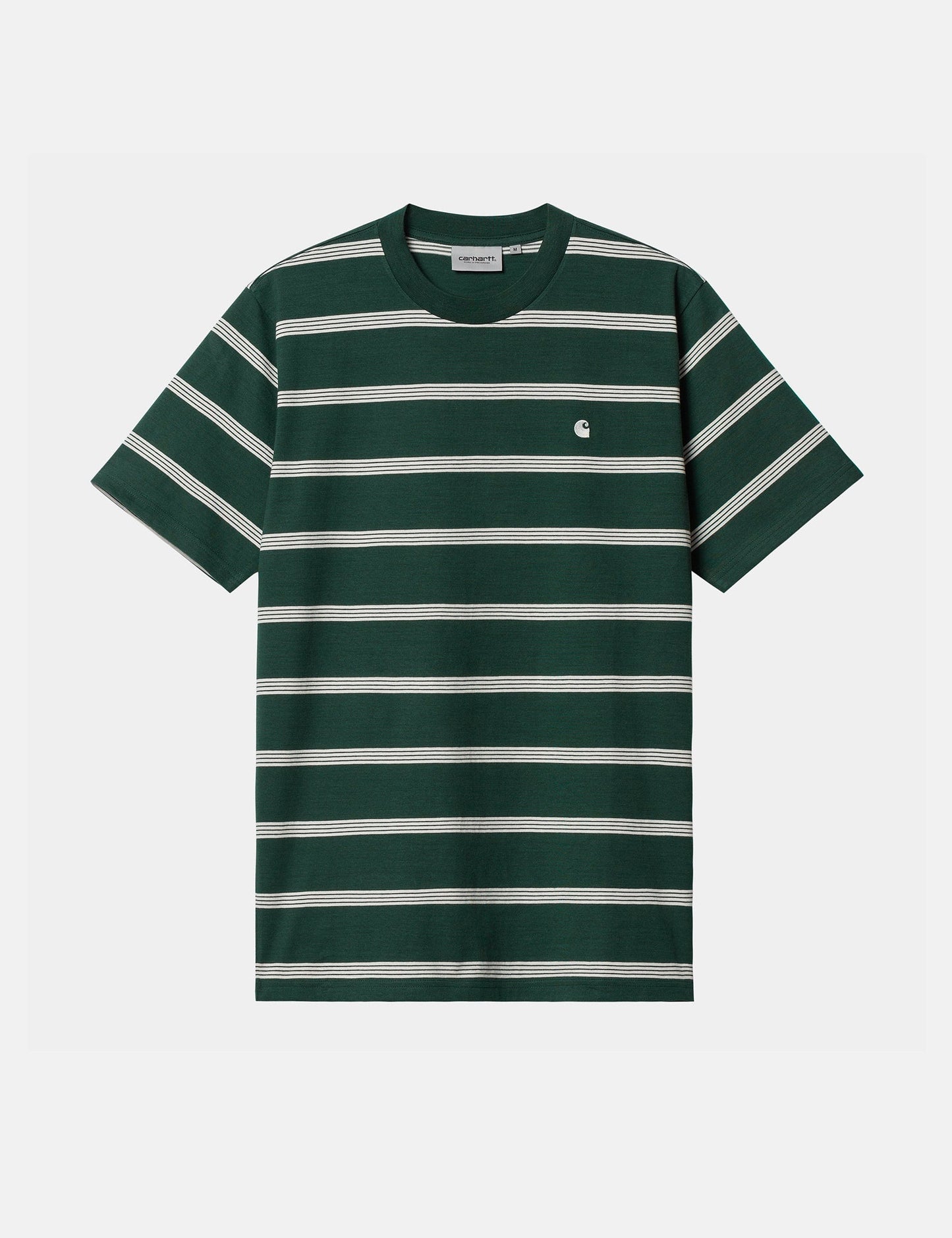 Glover Streifen-T-Shirt - Wacholdergrün/Wachs/Wachs