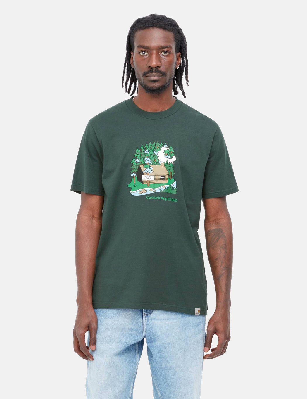 T-shirt Cabine - Vert Genévrier