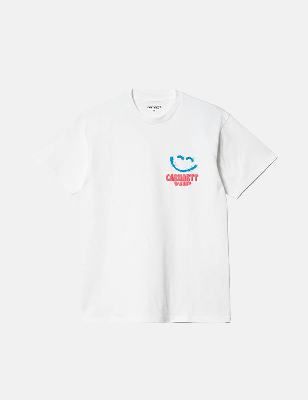 T-shirt Happy Script - Blanc