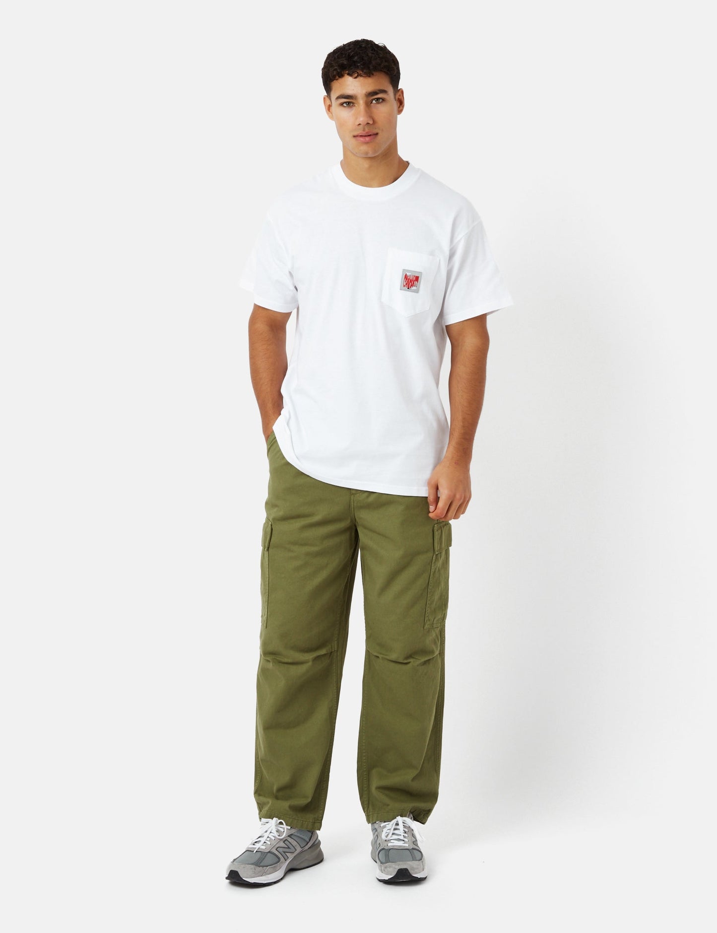 Cole Cargo-Hose (Relaxed, Bio) – Kiwi-Grün