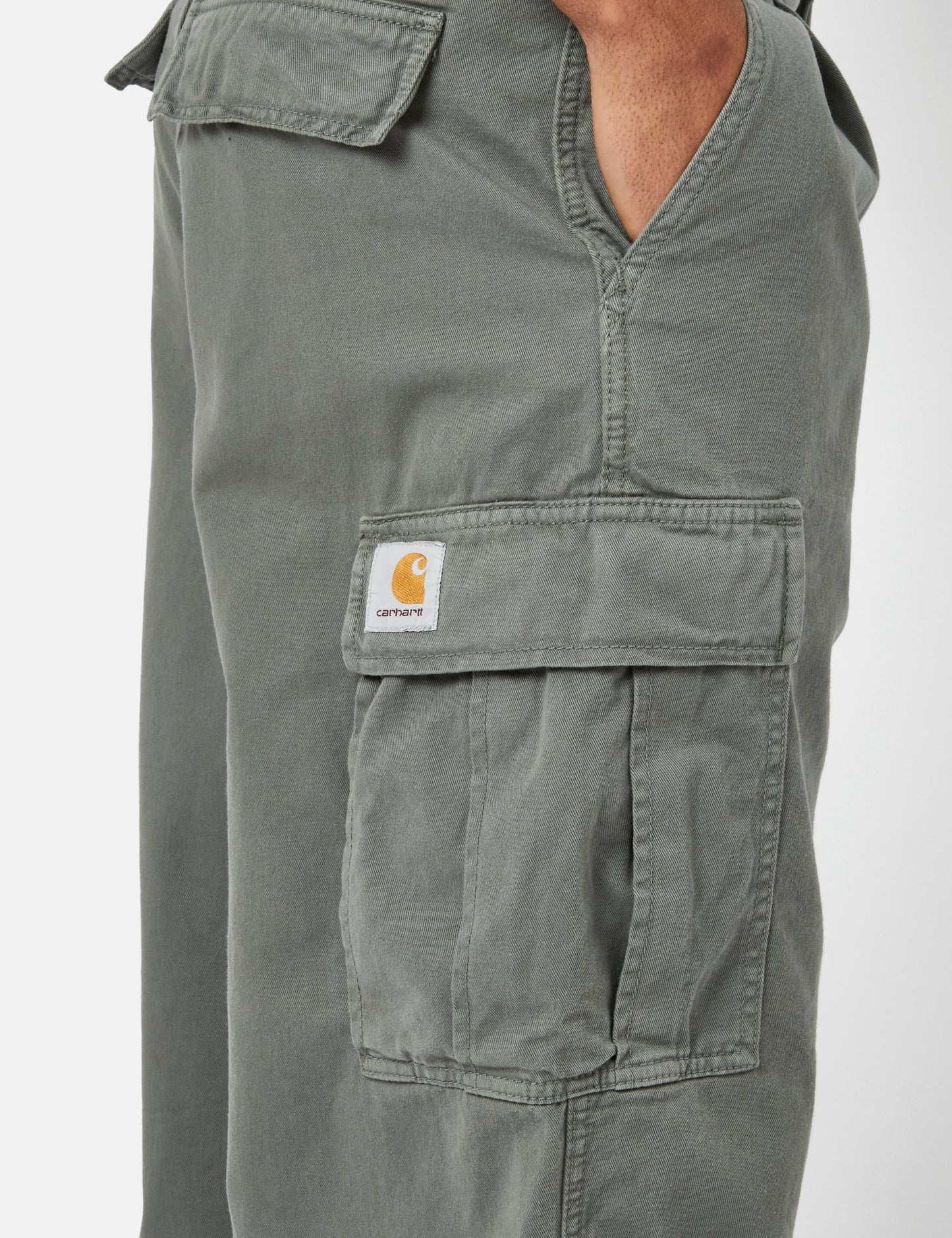 Cole Cargo-Hose (Relaxed Fit) – Rauchgrün