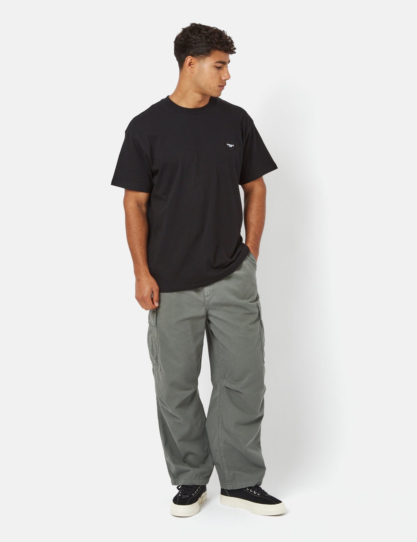 Cole Cargo-Hose (Relaxed Fit) – Rauchgrün
