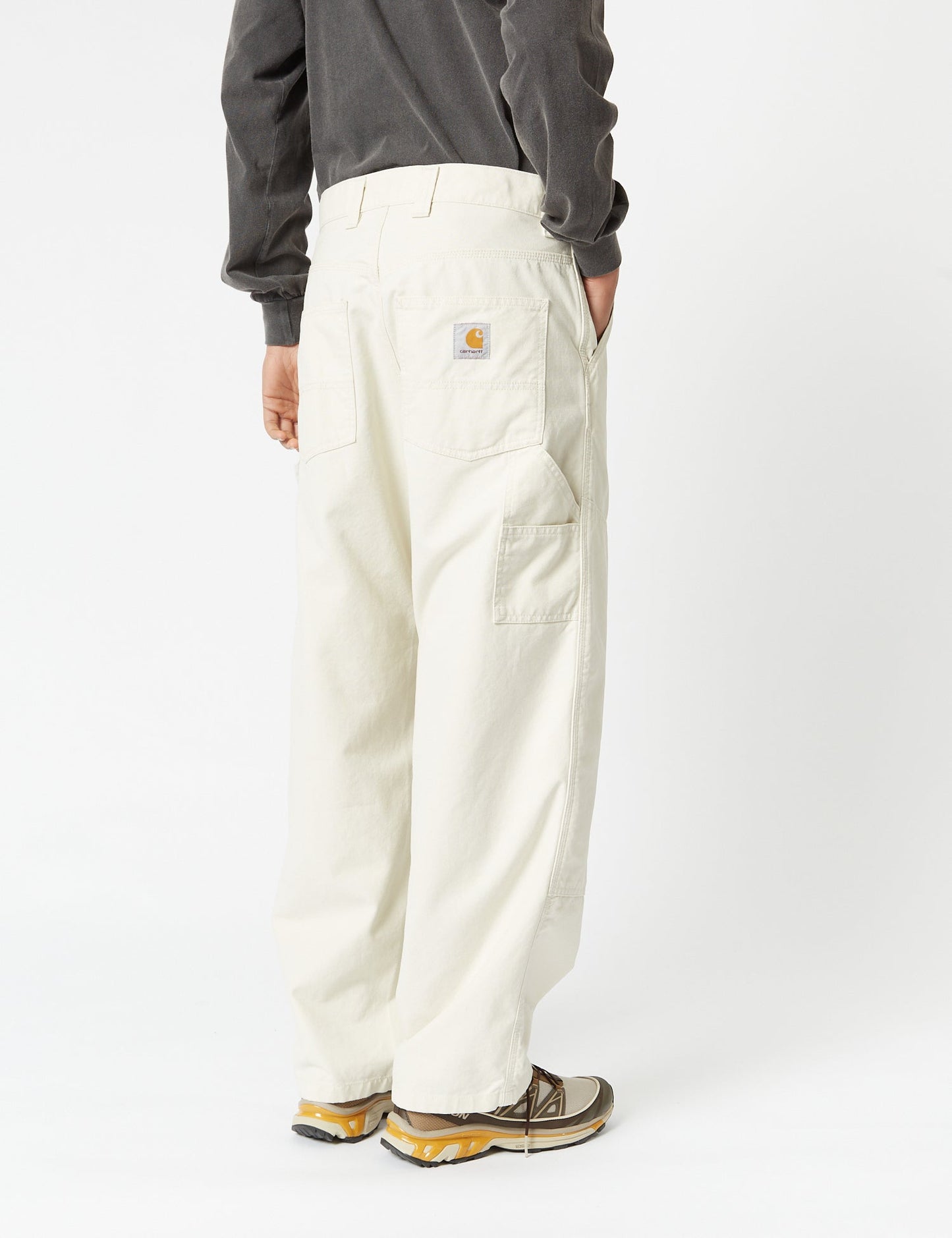Pantalon coupe large (ample) – Blanc salé