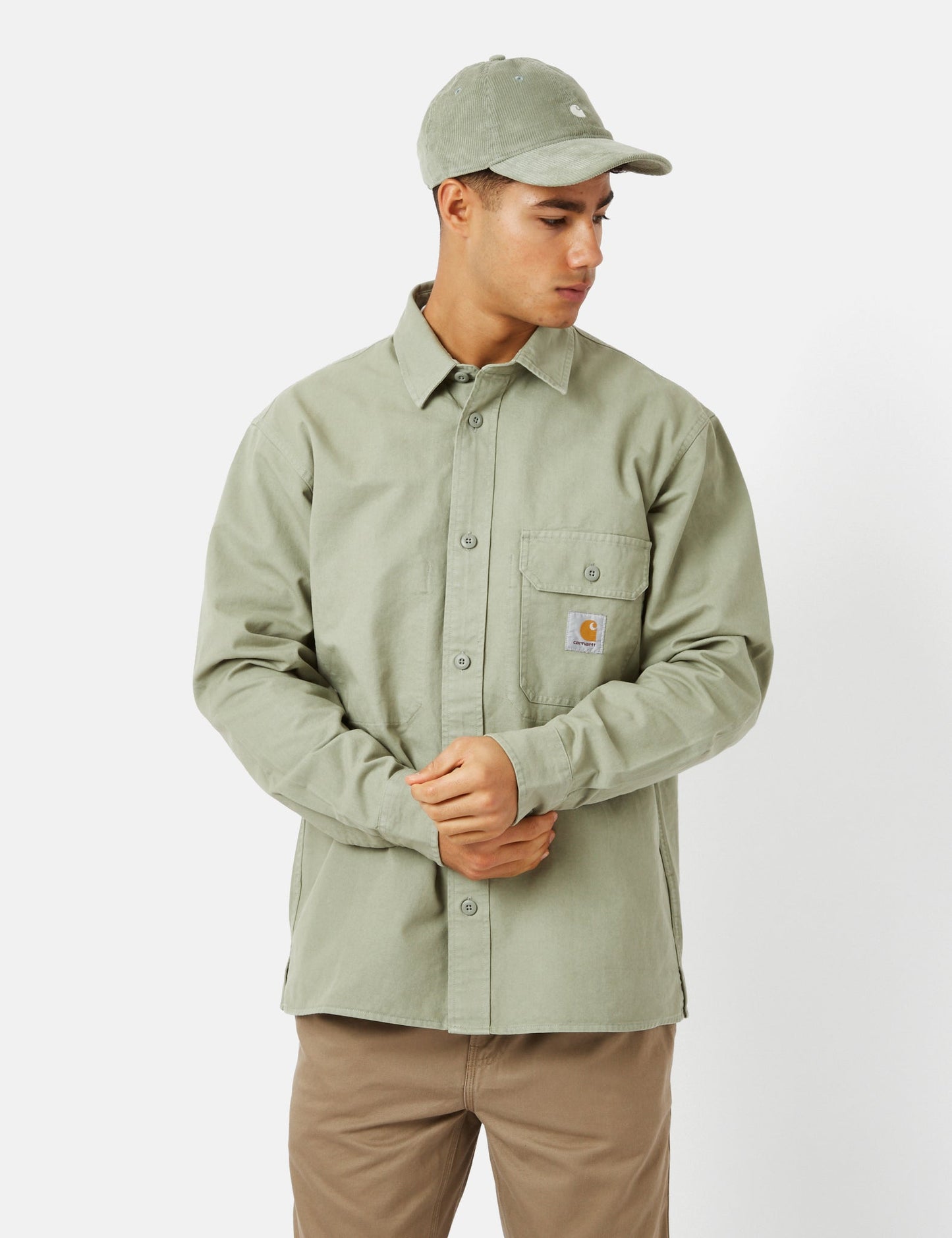 Surchemise Reno (Teinte dans la masse) - Vert Yucca