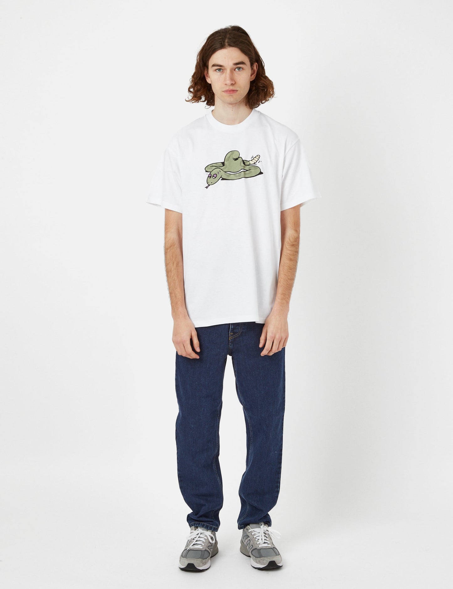 T-shirt Snek (Biologique) - Blanc