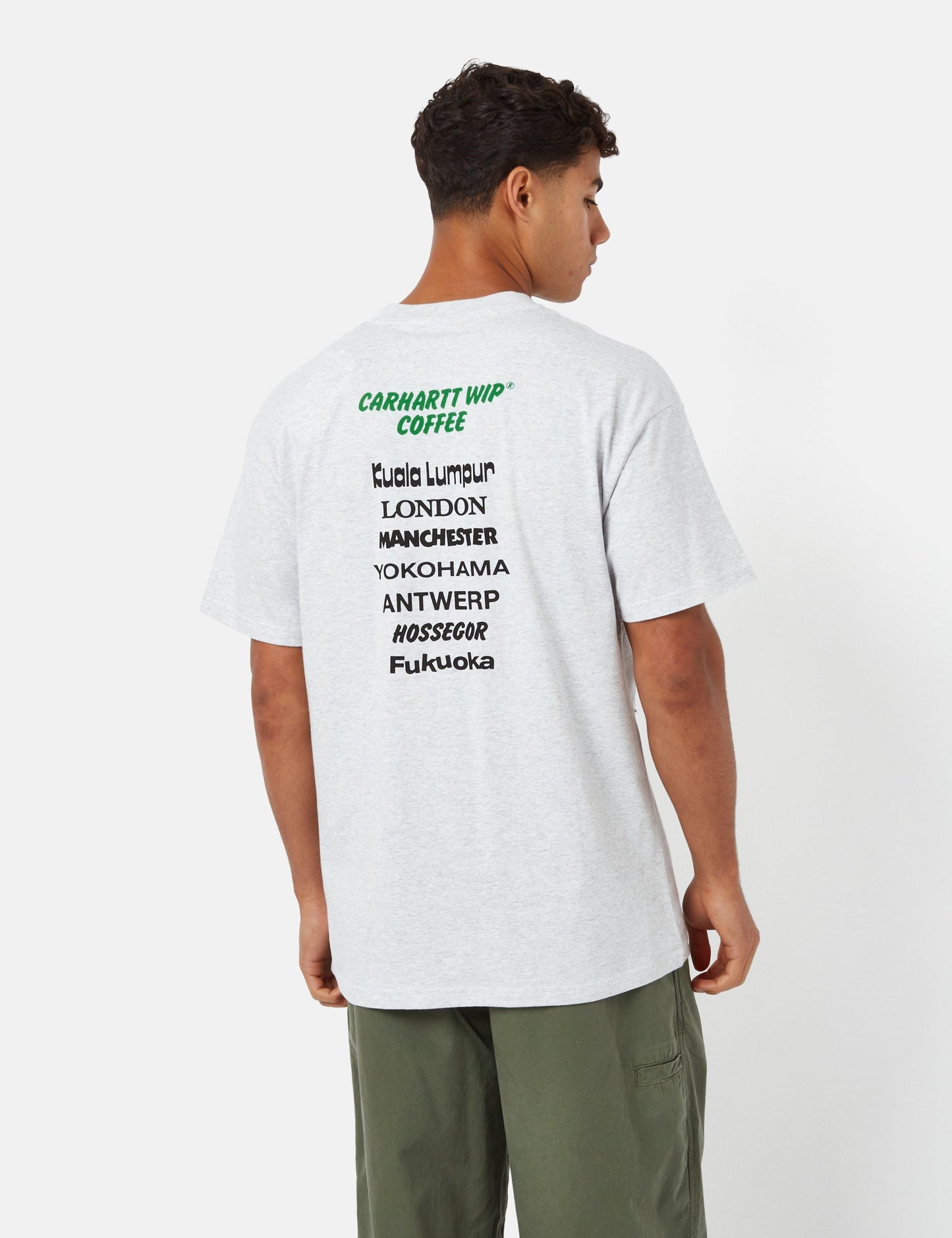Kaffee-T-Shirt (Bio) – Ash Heather Grey