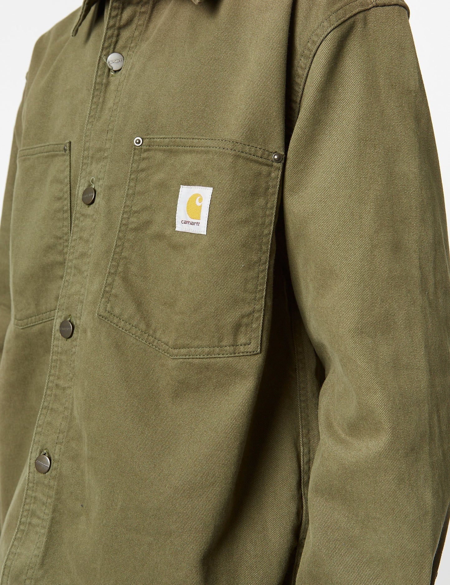 Derby Hemdjacke (vorgewaschen) – Pflanzengrün