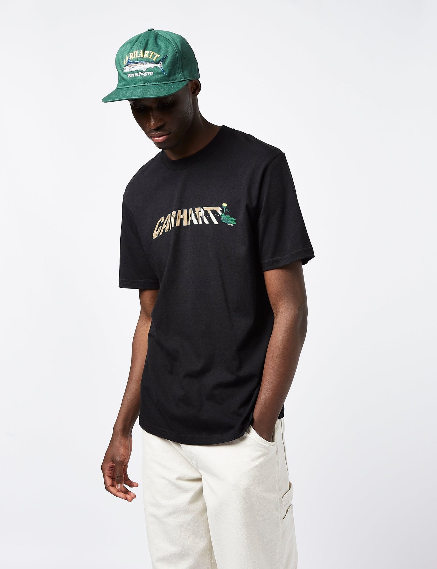 T-shirt à inscription pissenlit (standard) - Blanc