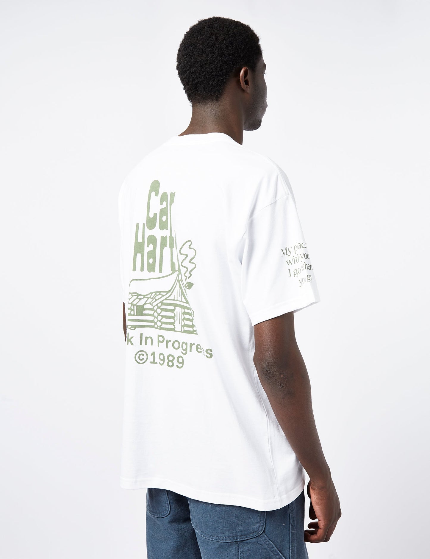 T-shirt maison (ample) - Blanc