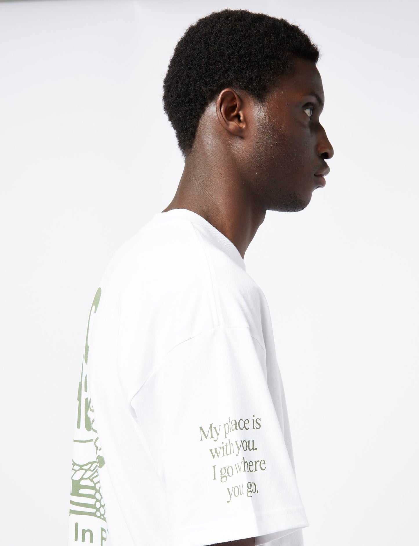 T-shirt maison (ample) - Blanc