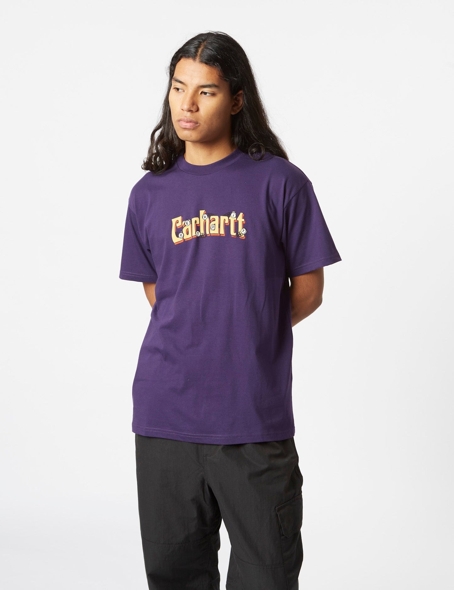 T-shirt Spin Script (ample) - Blanc