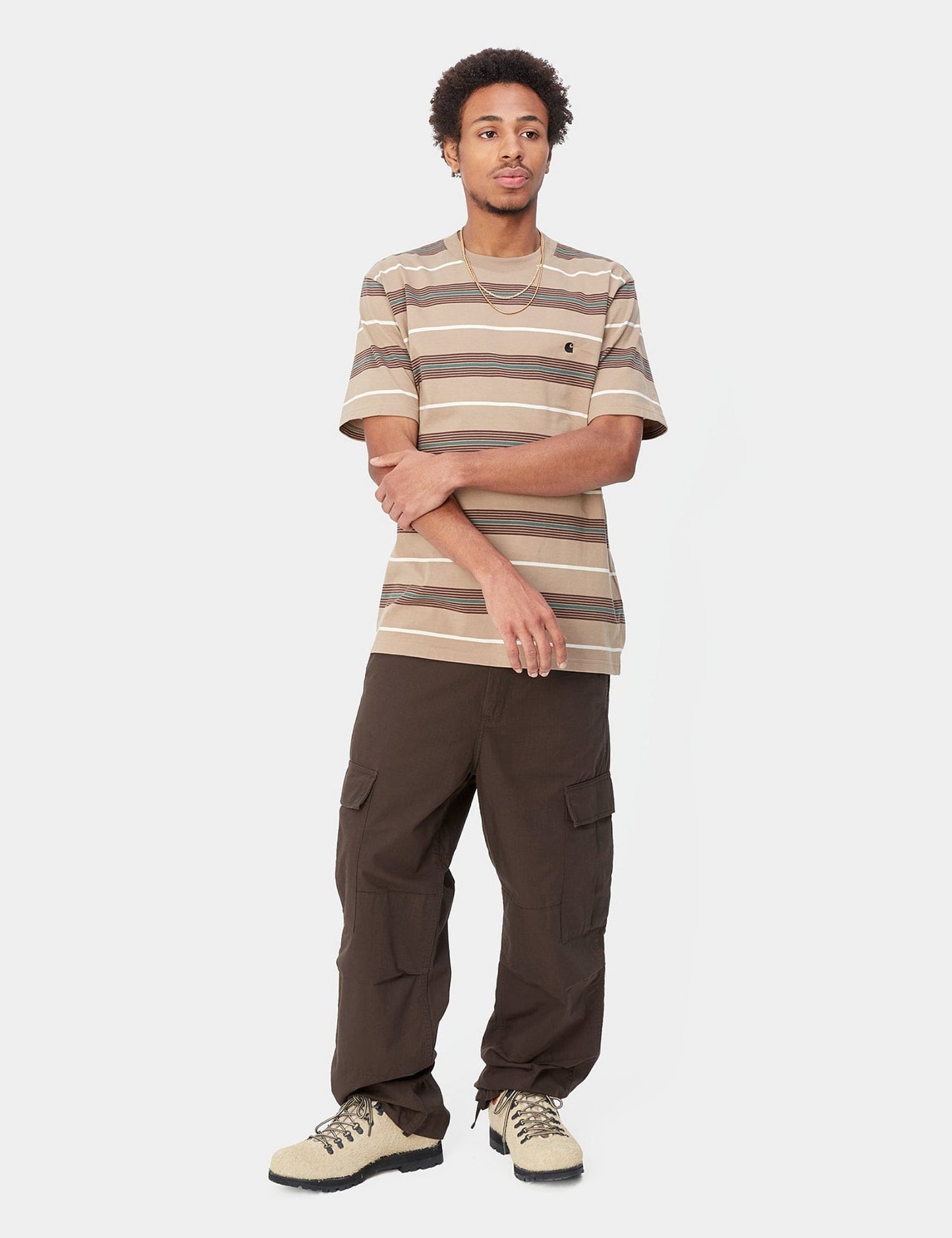 Pantalon Cargo Régulier (Ripstop) - Brun Tabac