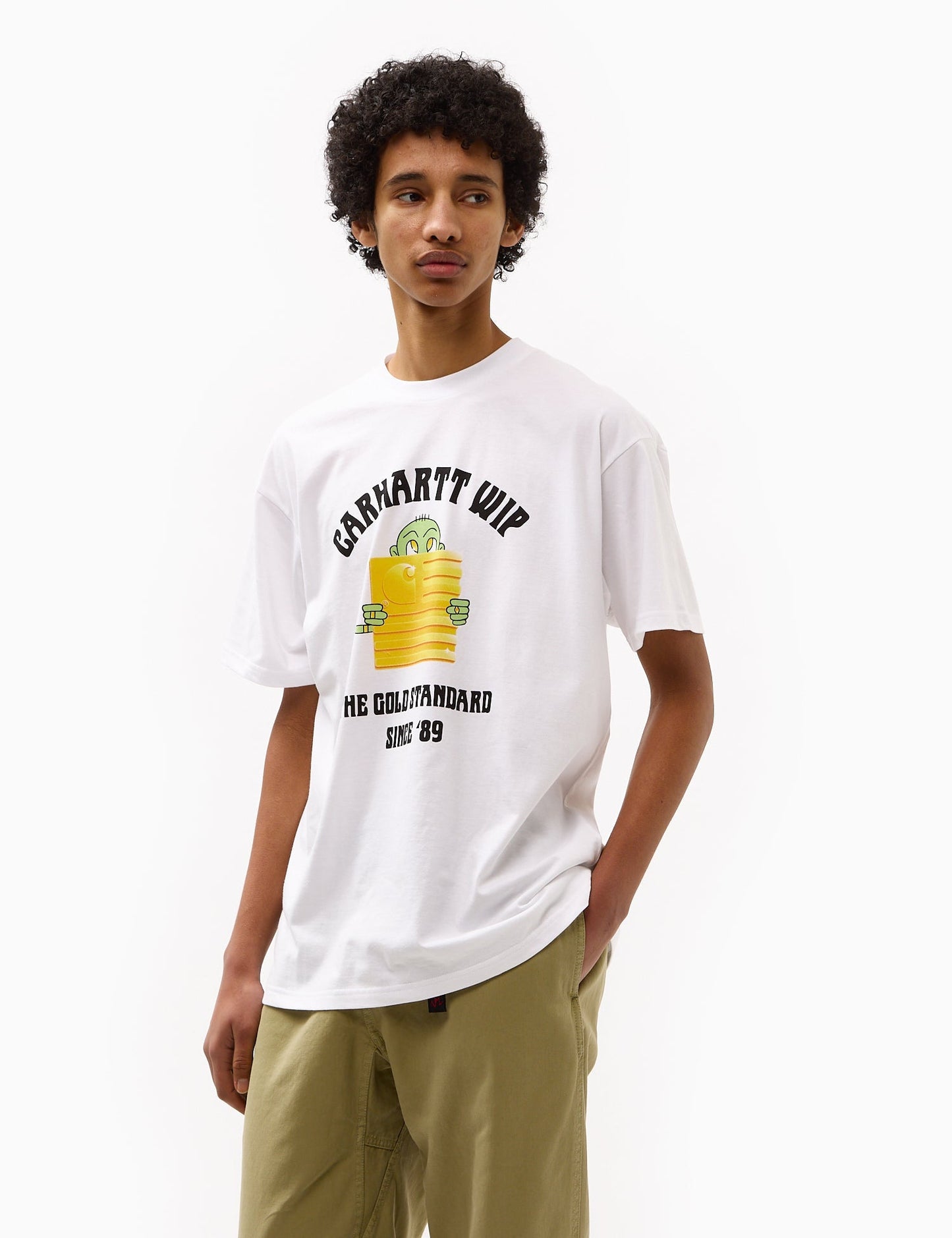 Gold Standard T-Shirt (locker) - Weiß