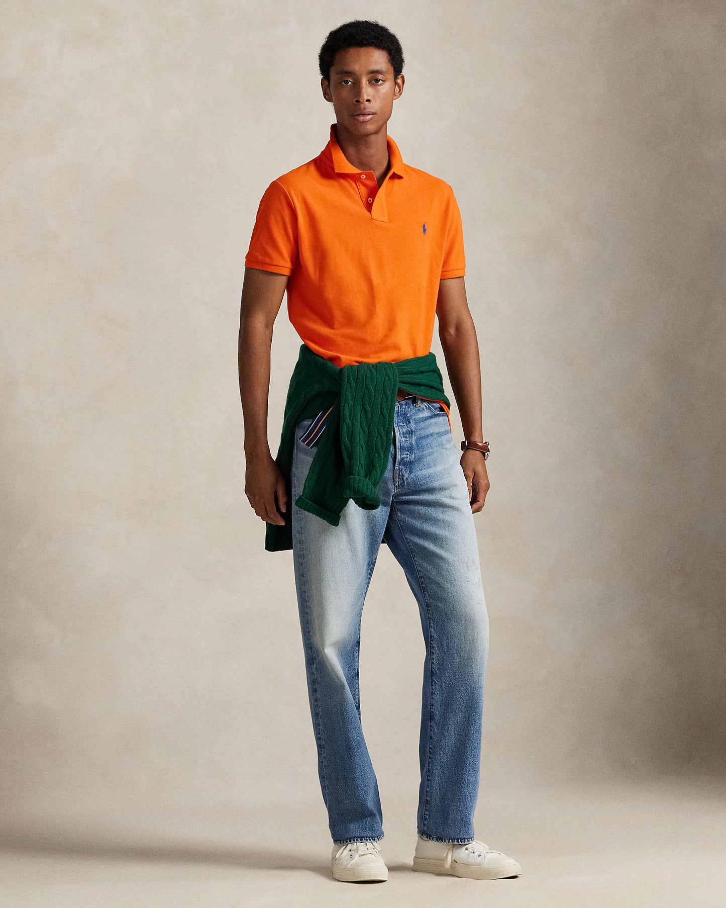 The Iconic Custom Slim Fit Mesh Polo