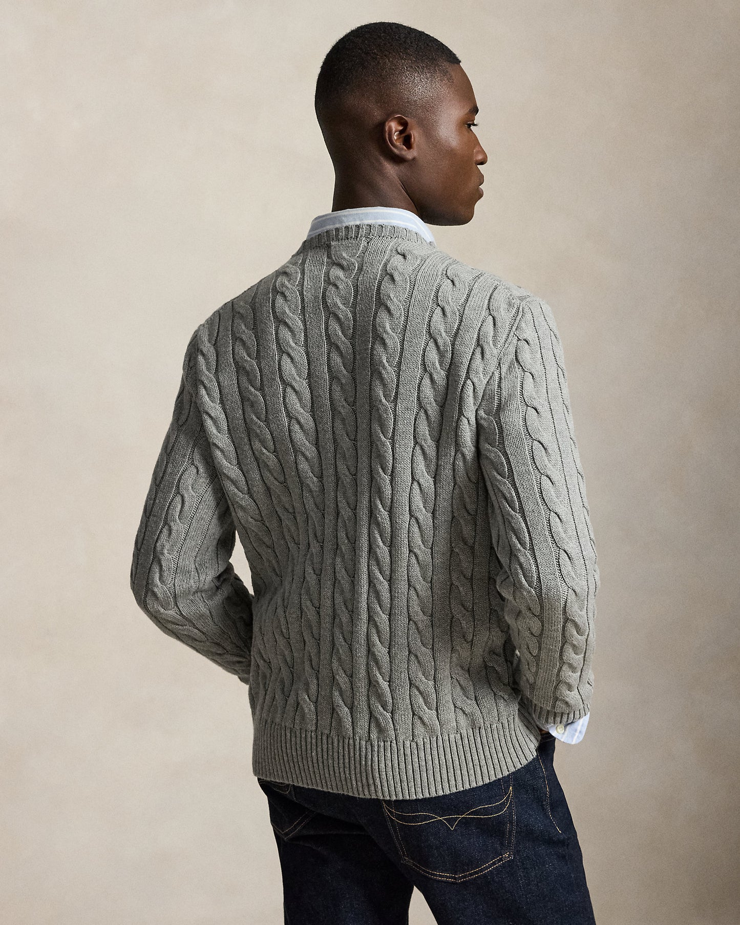 Cable-Knit Cotton Jumper