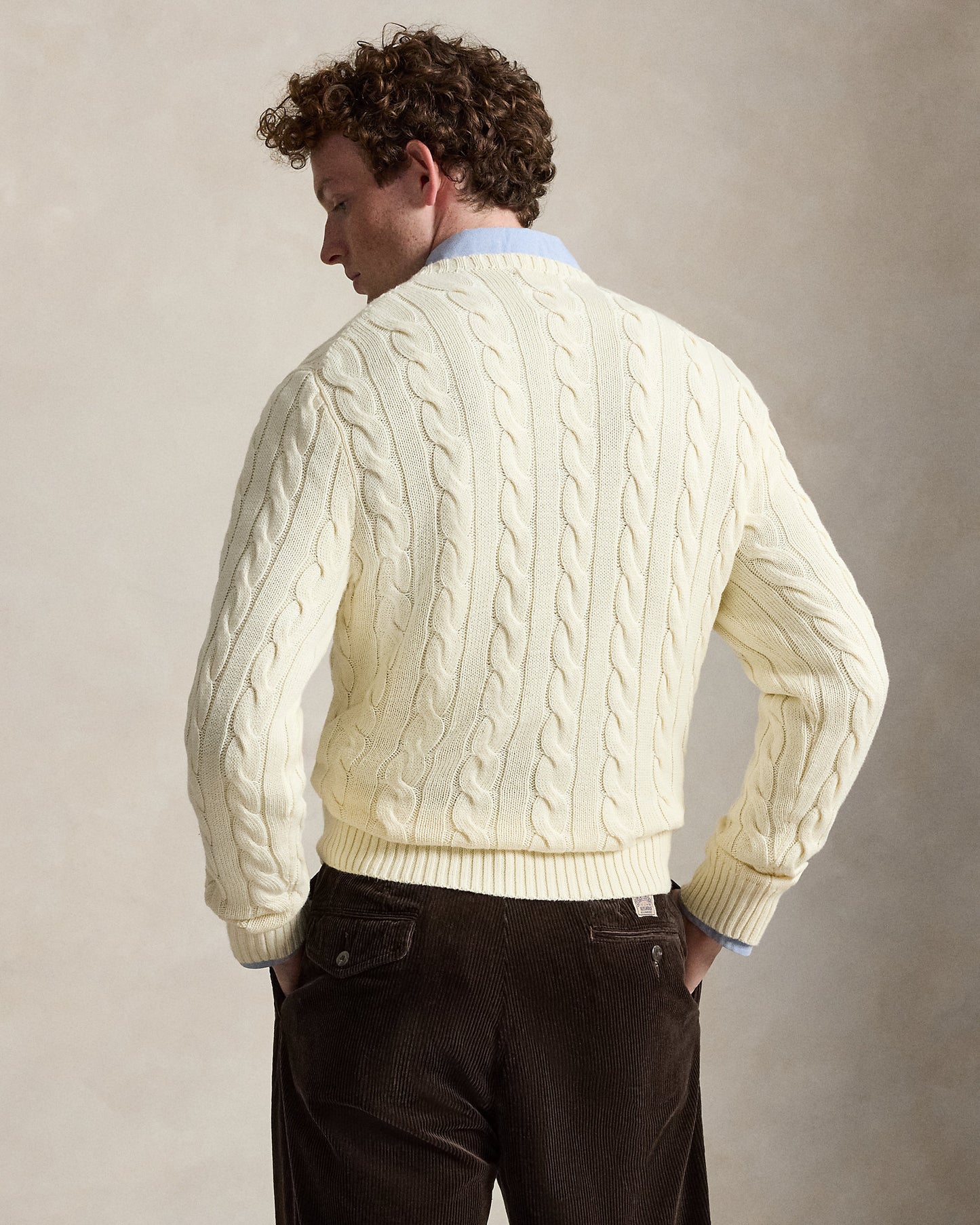 Cable-Knit Cotton Jumper