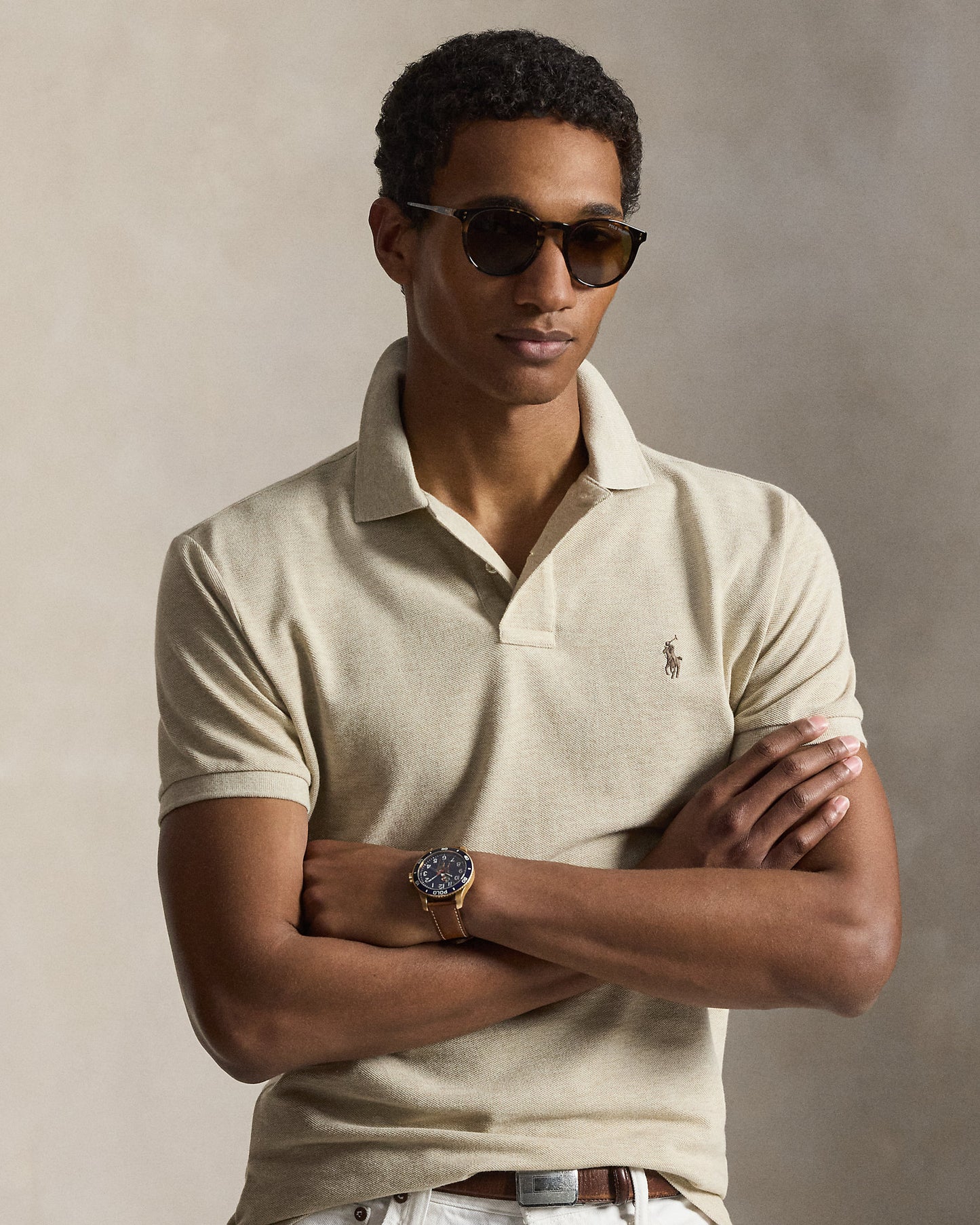 The Iconic Custom Slim Fit Mesh Polo
