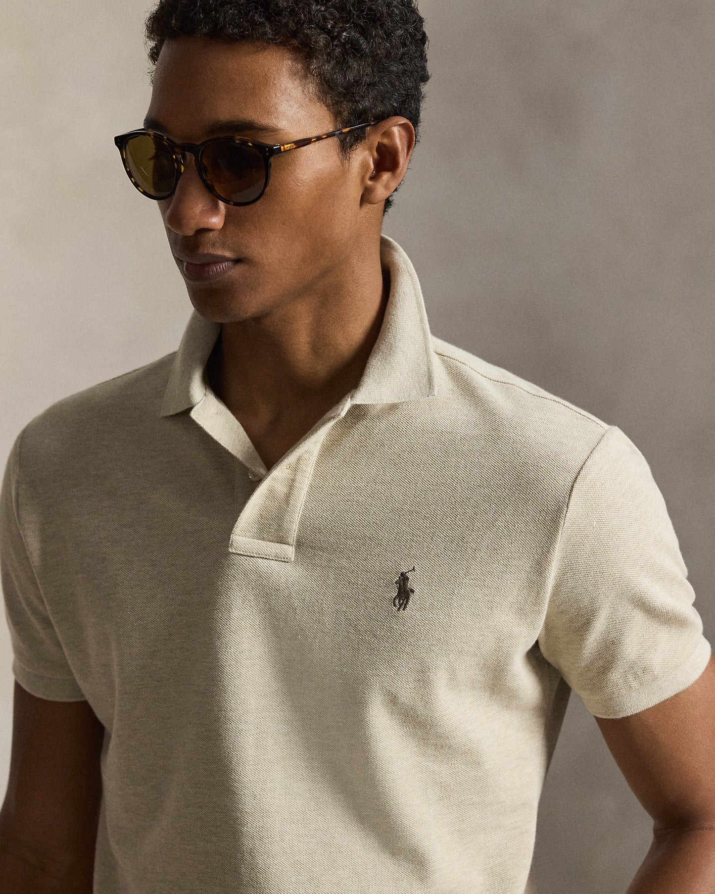 The Iconic Custom Slim Fit Mesh Polo