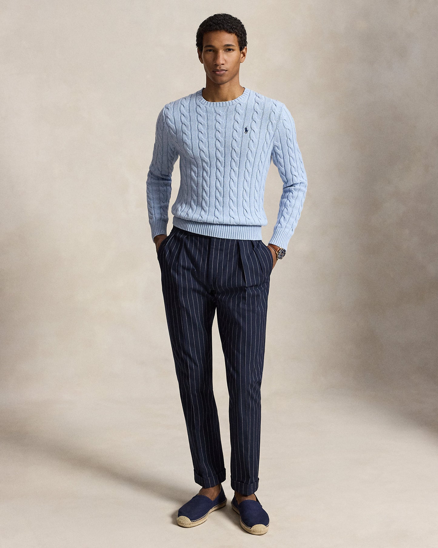Cable-Knit Cotton Jumper