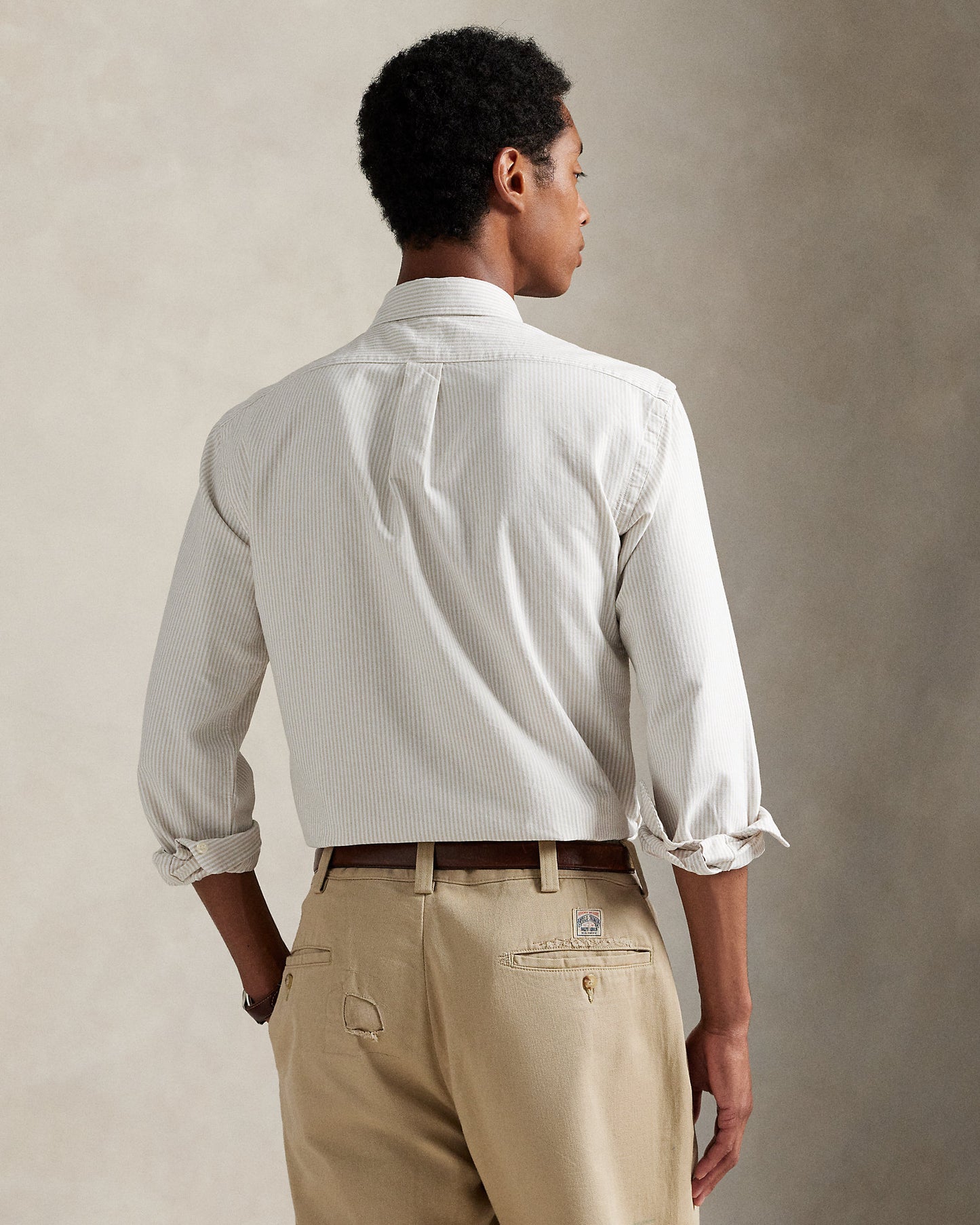 Custom Fit Striped Oxford Shirt