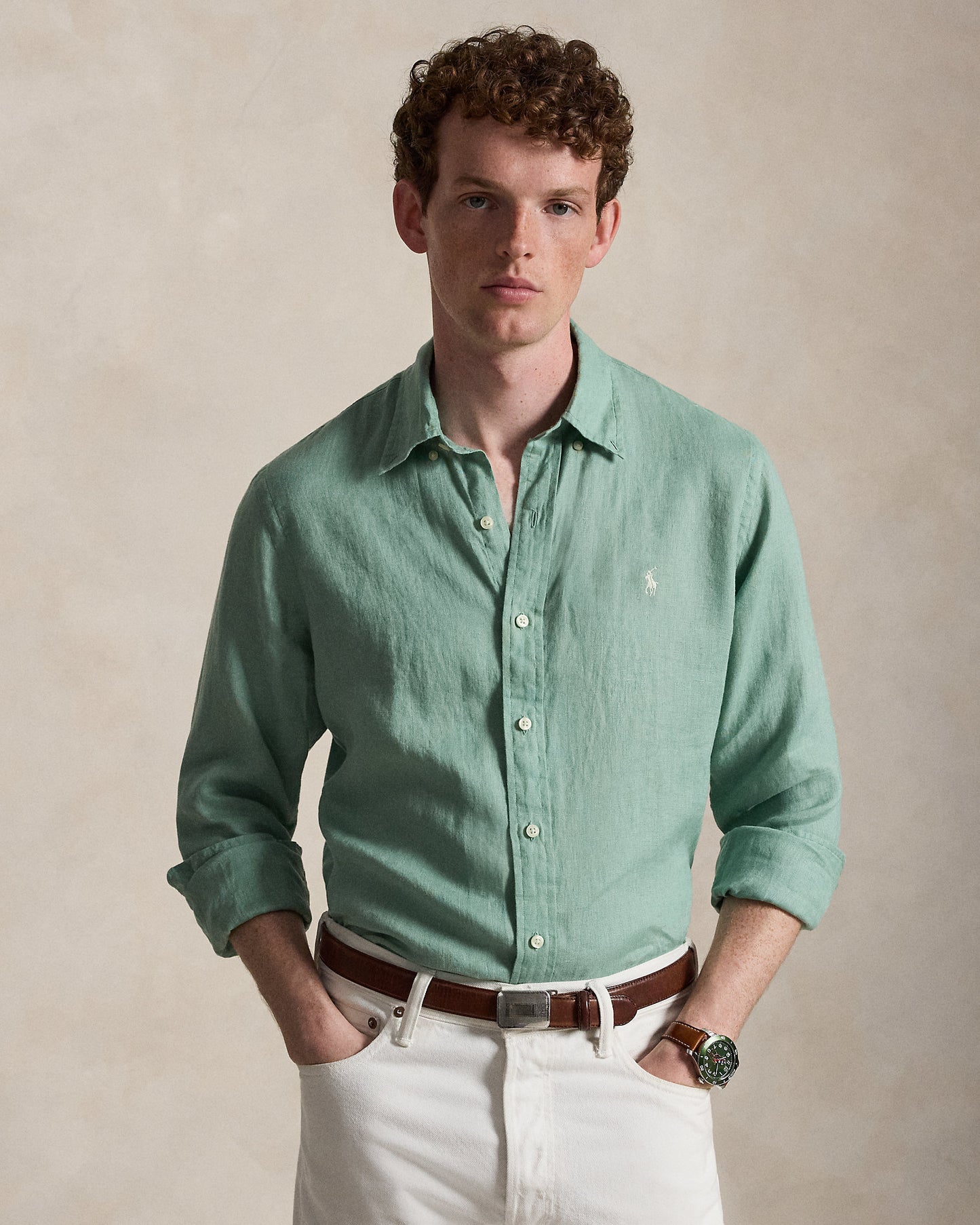 Custom Fit Linen Shirt